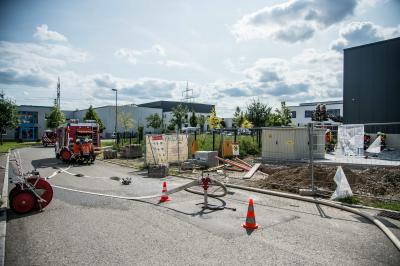 Ostfildern-Scharnhausen: Fassadenbrand fordert die Feuerwehr